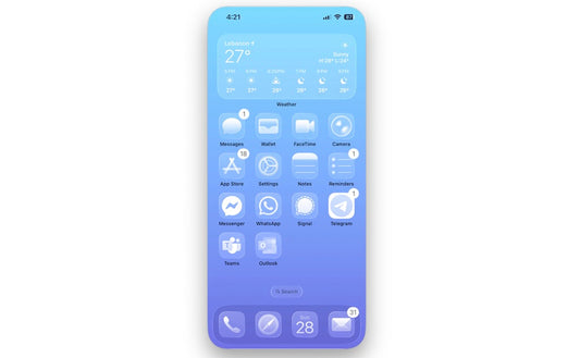 Transparent App Icons on iOS 26 (Glass Mode on Your iPhone)
