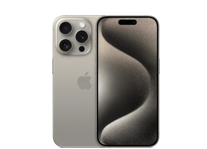 iPhone 15 Pro natural titanium 